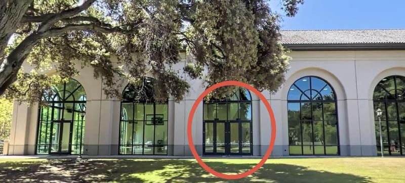 ACSR basketball courts entrance